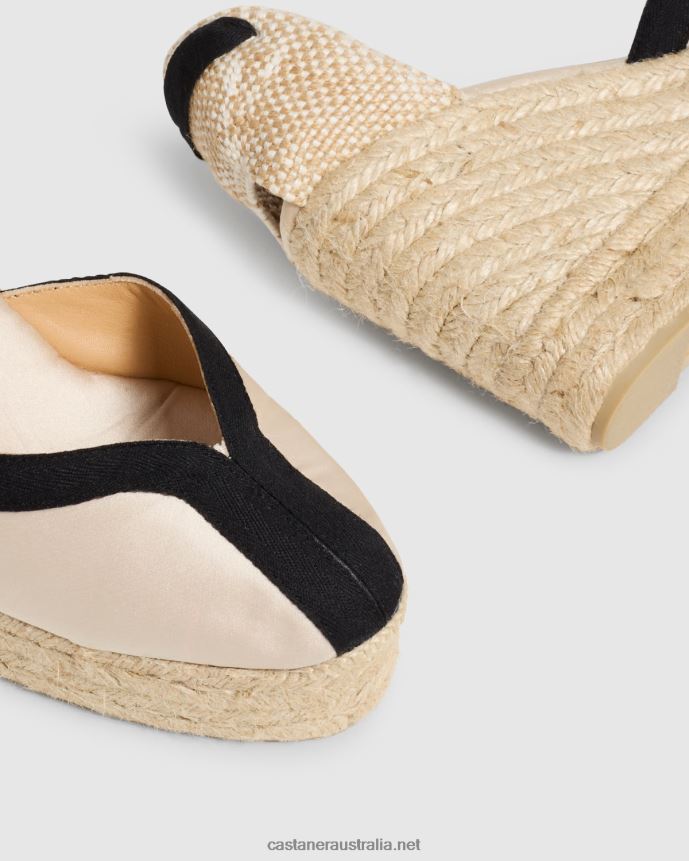 Castaner Women CARMEN/8ED/129 L4V4PN14 CHAMPAGNE/BLACK