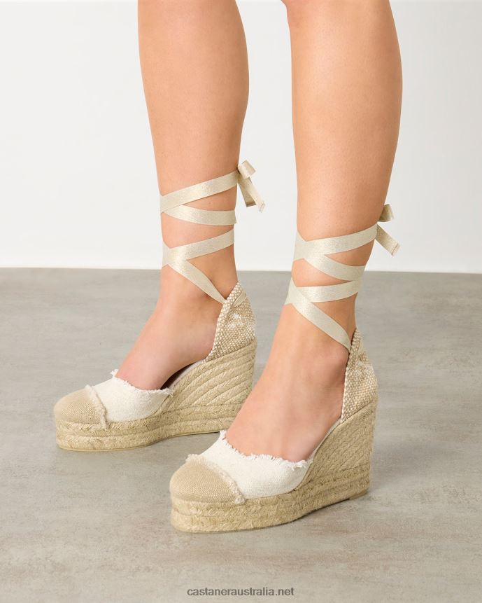 Castaner Women CATALINA/8ED/032 L4V4PN32 WHITE/GOLD