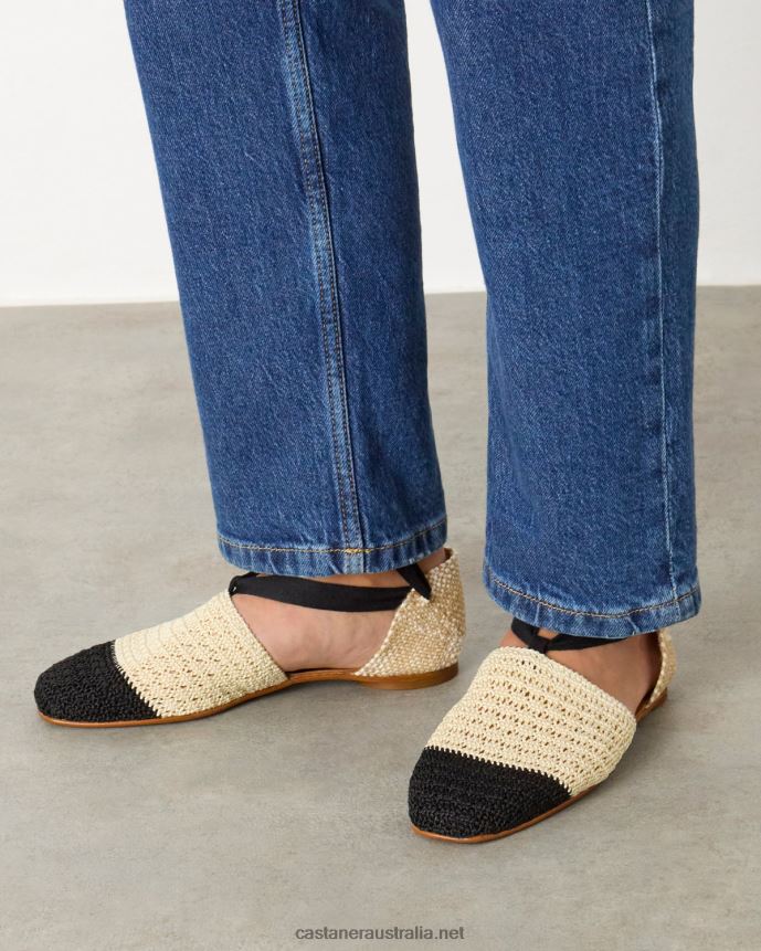 Castaner Women GRETEL/139 L4V4PN100 IVORY/BLACK