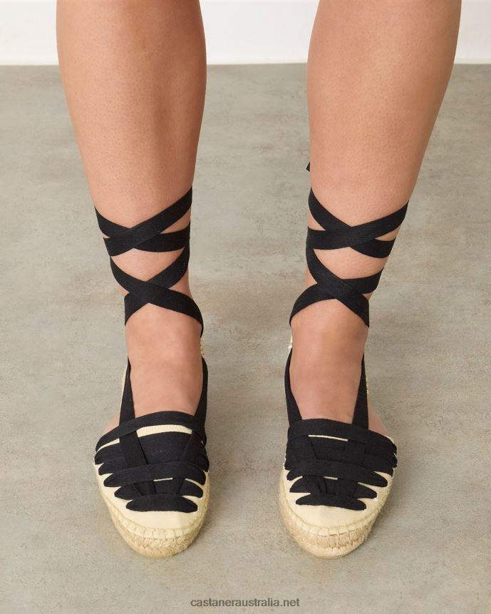 Castaner Women JEAN/053 L4V4PN91 IVORY/BLACK