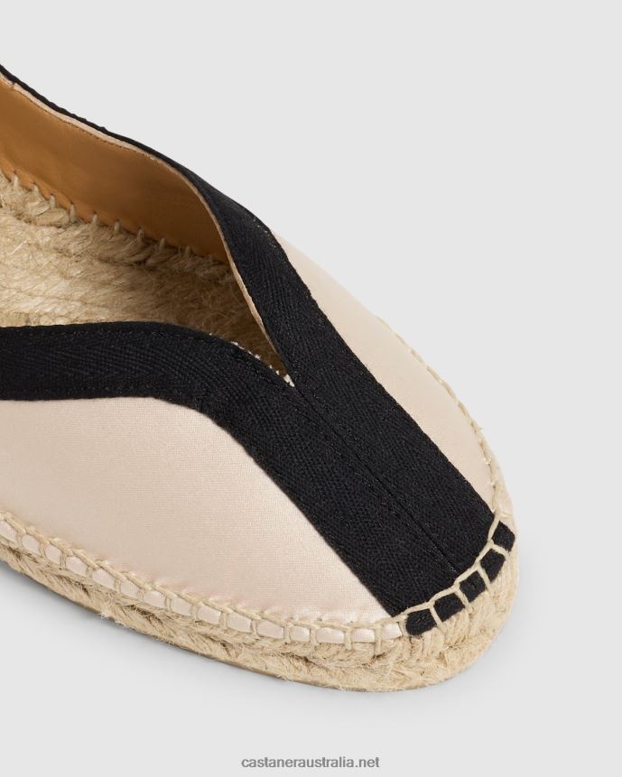 Castaner Women KANU/129 L4V4PN92 CHAMPAGNE/BLACK