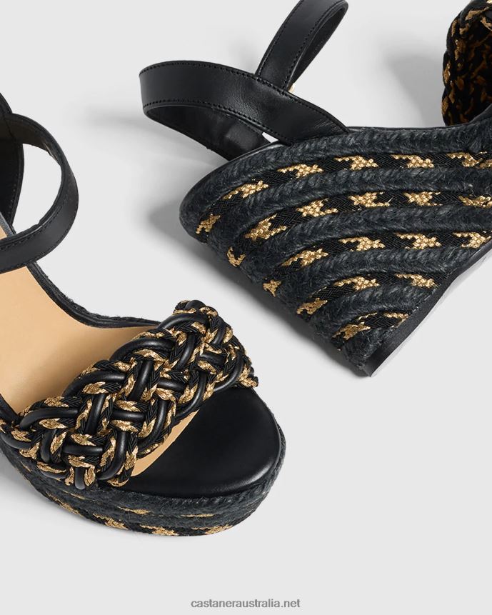 Castaner Women JOAQUINA/136 L4V4PN388 BLACK/GOLD