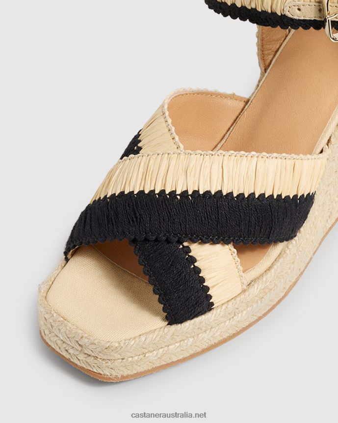 Castaner Women TATIANA/141 L4V4PN398 NATURAL/BLACK