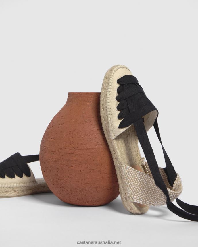 Castaner Women JEAN/053 L4V4PN327 IVORY/BLACK