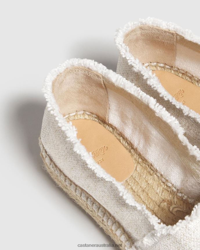 Castaner Women KAMPALA/032 L4V4PN328 WHITE/GOLD