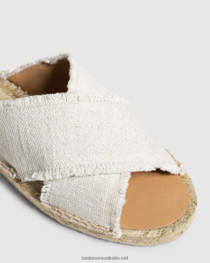 Castaner Women PALMERA/032 L4V4PN177 WHITE/GOLD