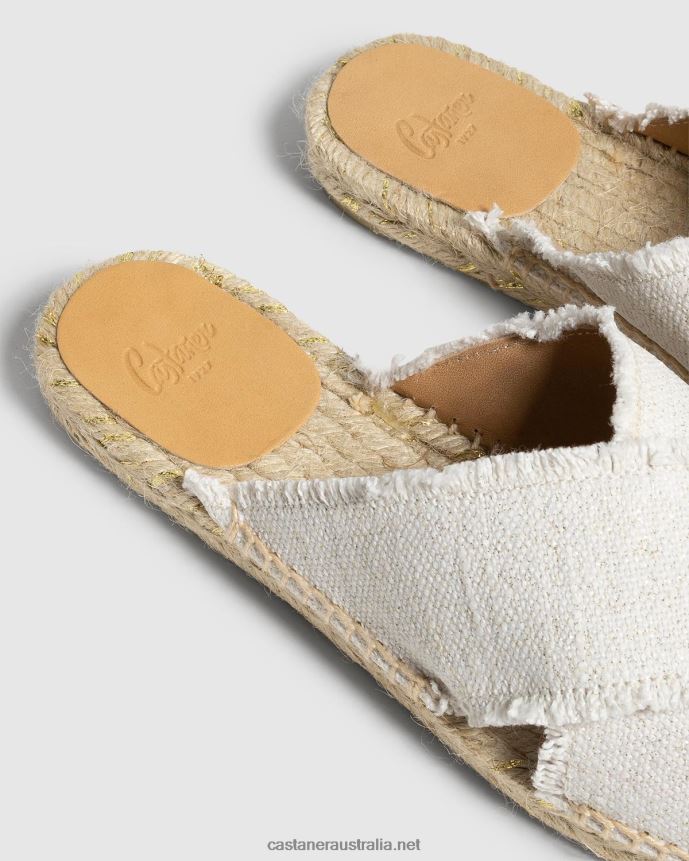 Castaner Women PALMERA/032 L4V4PN177 WHITE/GOLD