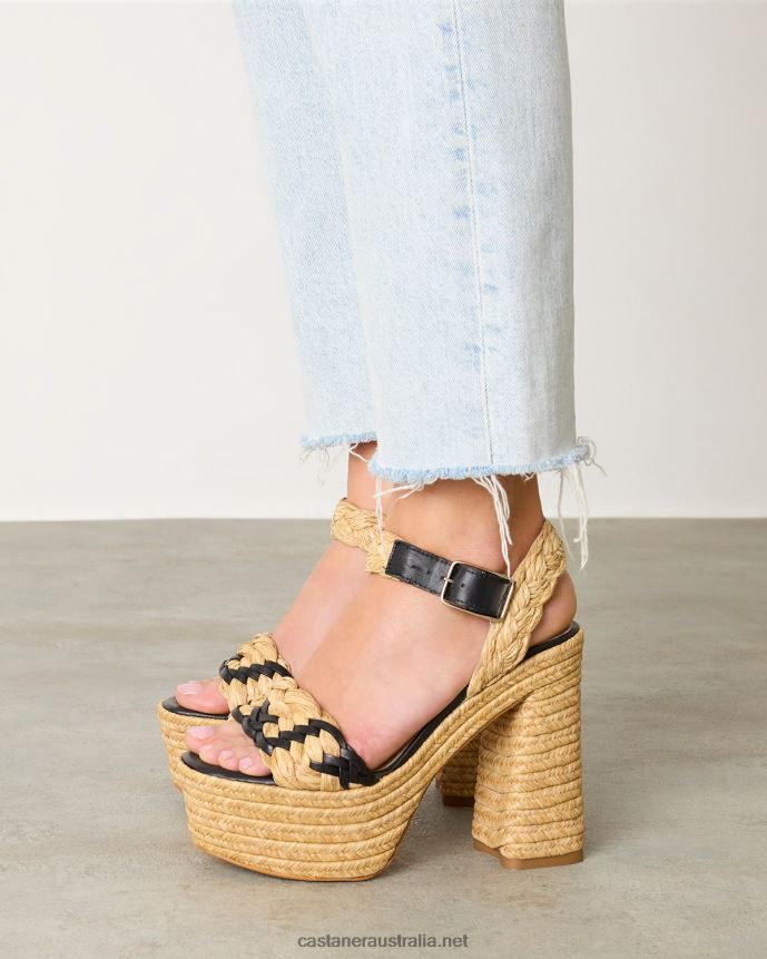 Castaner Women AGNES/133 L4V4PN195 NATURAL/BLACK