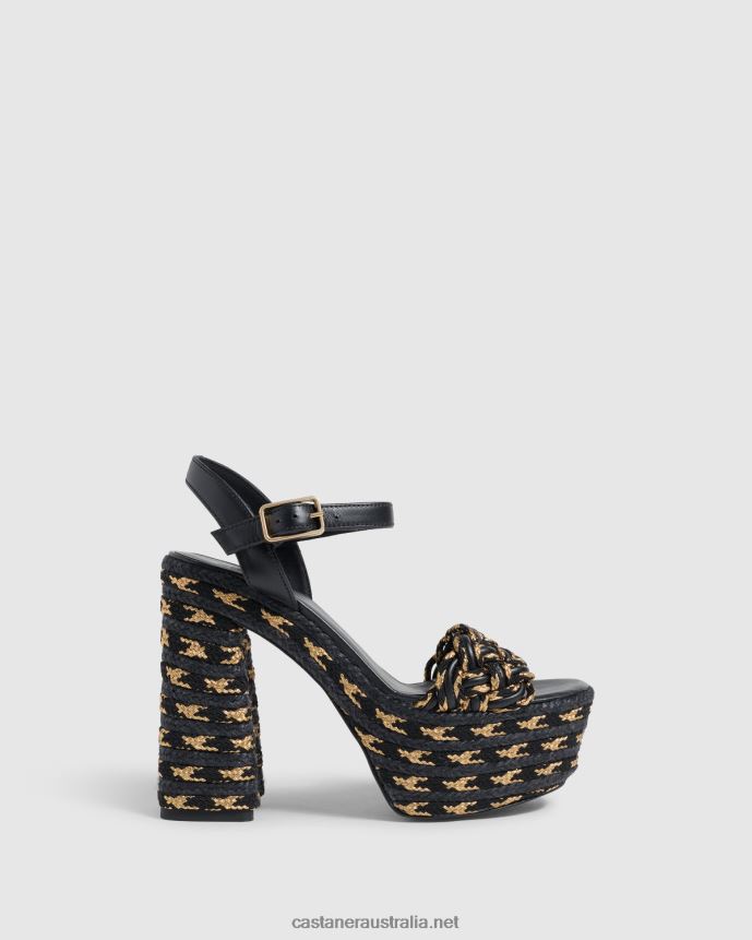 Castaner Women ANNE/136 L4V4PN198 BLACK/GOLD