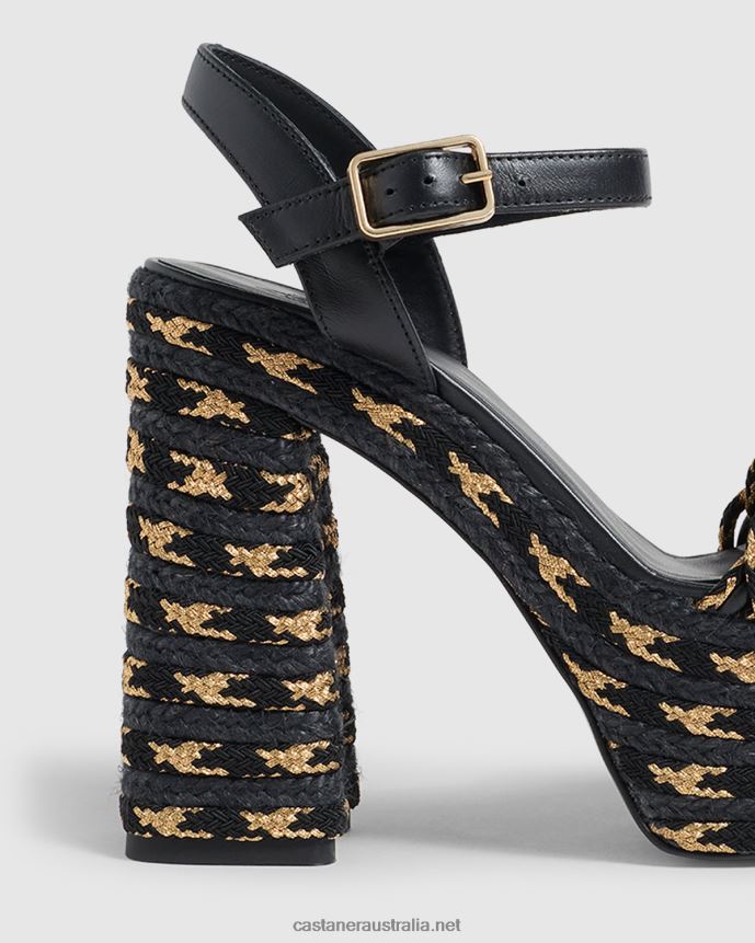 Castaner Women ANNE/136 L4V4PN198 BLACK/GOLD