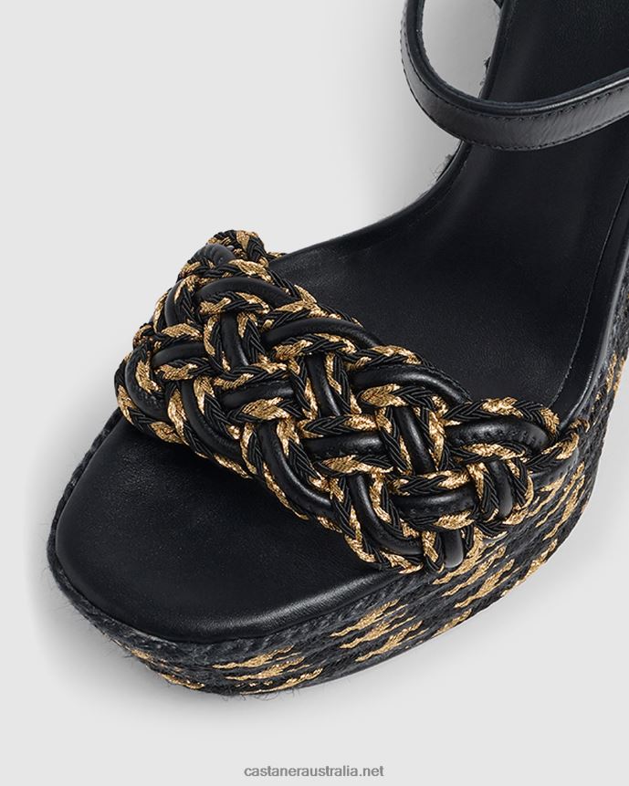 Castaner Women ANNE/136 L4V4PN198 BLACK/GOLD