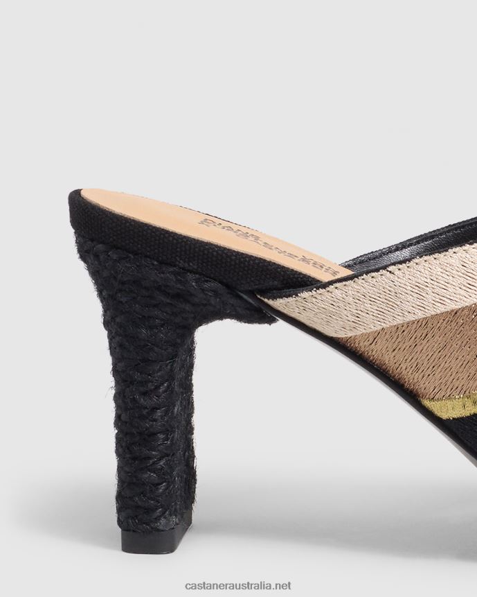 Castaner Women LAOS DVF/156 L4V4PN202 TAUPE/BLACK/NATURAL