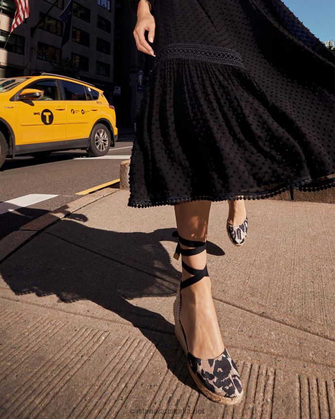 Castaner Women CARINA DVF/6/158 L4V4PN296 NATURAL/BLACK