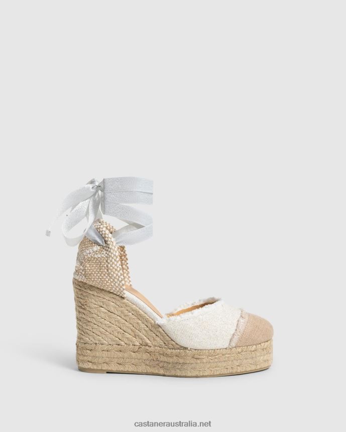 Castaner Women CATALINA/8ED/032 L4V4PN279 WHITE/GOLD