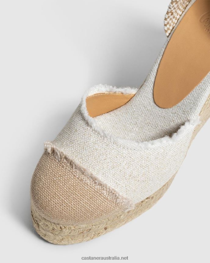 Castaner Women CATALINA/8ED/032 L4V4PN279 WHITE/GOLD