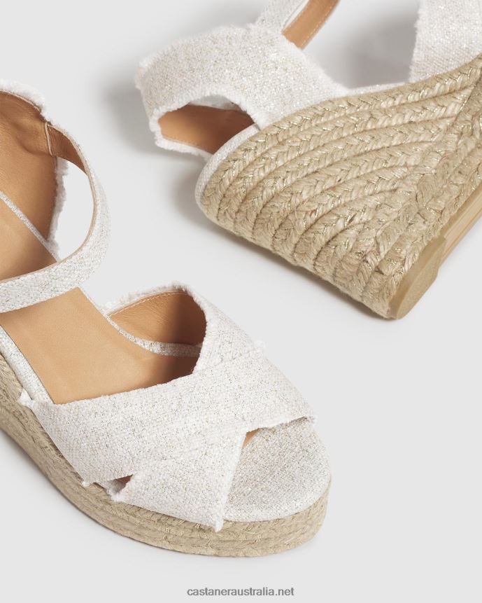 Castaner Women BROMELIA/8ED/032 L4V4PN351 WHITE/GOLD