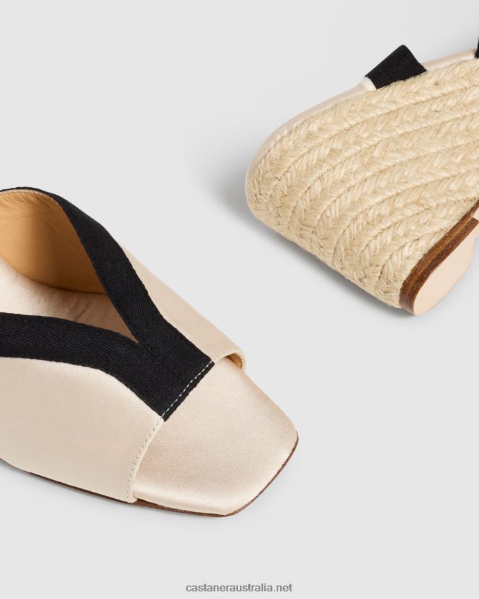 Castaner Women FLORINDA/8/129 L4V4PN377 CHAMPAGNE/BLACK